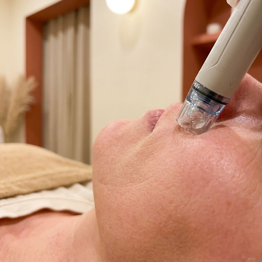 HydraFacial treatment — oily skin pore extraction Scottsdale